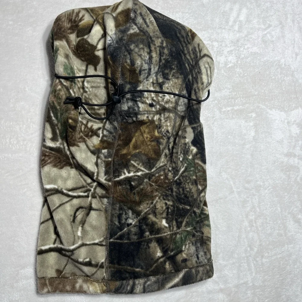 Cabela's Balaclava Mask Full Headcover Camouflage Hunting Mossy Oak Scentlok EUC